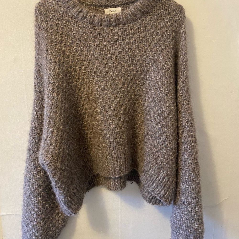 OZMA Gia Hand Knit Sweater, Alpaca Cotton